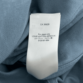 Louis Vuitton Blue & White LV Leaf Denim Jacket