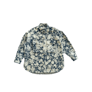 Louis Vuitton Blue & White Poppies Denim Shirt