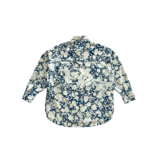 Louis Vuitton Blue & White Poppies Denim Shirt