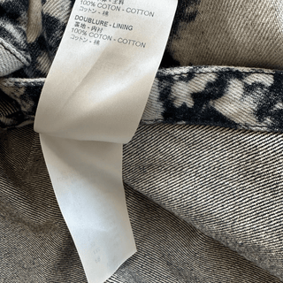 Louis Vuitton Blue & White Poppies Denim Shirt