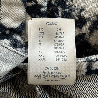 Louis Vuitton Blue & White Poppies Denim Shirt