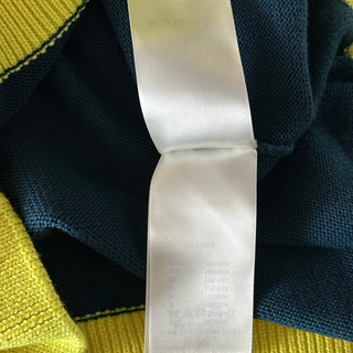 Louis Vuitton Blue & Yellow Logo Wool Sweater