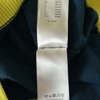 Louis Vuitton Blue & Yellow Logo Wool Sweater