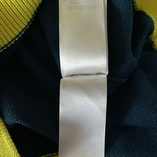 Louis Vuitton Blue & Yellow Logo Wool Sweater