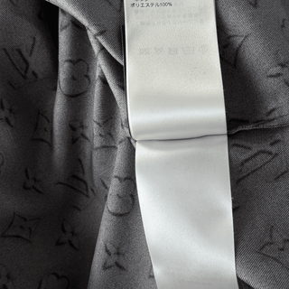 Louis Vuitton Brown Monogram Silk Button Up Shirt