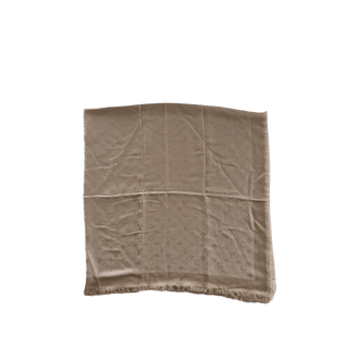 Louis Vuitton Ecru Monogram Blanket Shawl