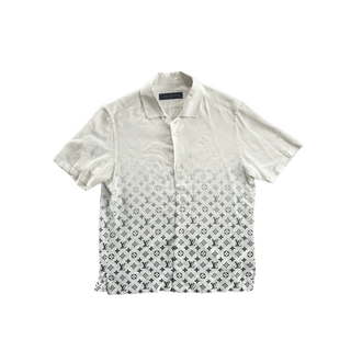 Louis Vuitton Fragment White & Black Gradient Button Up Shirt