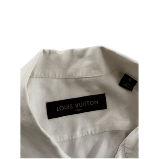 Louis Vuitton Fragment White & Black Gradient Button Up Shirt