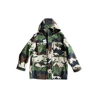 Louis Vuitton Green Damoflage Parka