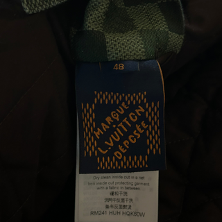 Louis Vuitton Green Damoflage Parka