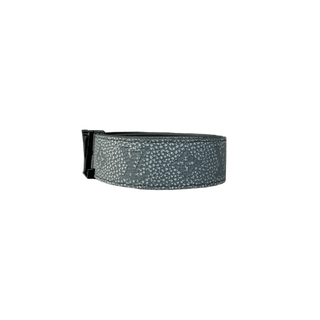 Louis Vuitton Grey & Black Taurillon Monogram Belt