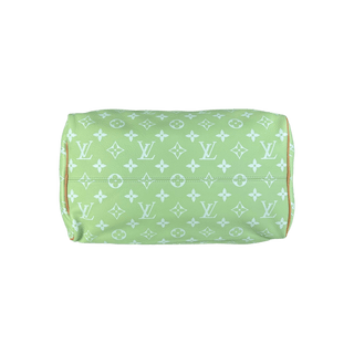 Louis Vuitton Lime Green & White Monogram P9 Speedy 40