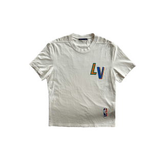 Louis Vuitton NBA White Logo T-Shirt