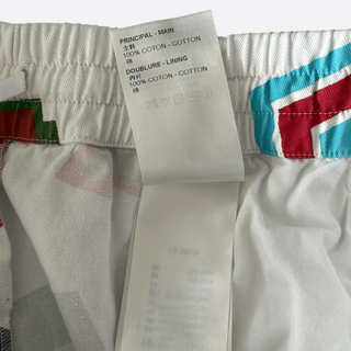 Louis Vuitton NBA White Multicolor Letter Shorts