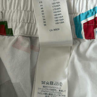 Louis Vuitton NBA White Multicolor Letter Shorts
