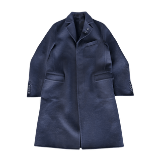 Louis Vuitton Navy Wool Peacoat