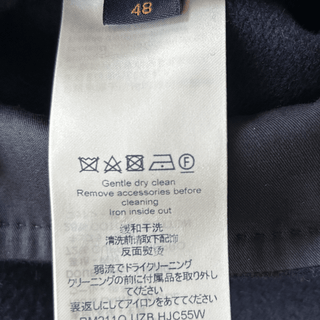 Louis Vuitton Navy Wool Peacoat