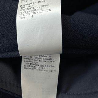 Louis Vuitton Navy Wool Peacoat