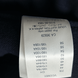 Louis Vuitton Navy Wool Peacoat