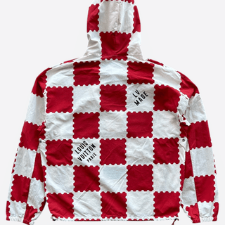 Louis Vuitton Nigo Red & White Checkered Windbreaker