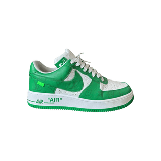 Louis Vuitton Nike Green & White Monogram Air Force 1