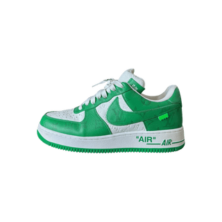 Louis Vuitton Nike Green & White Monogram Air Force 1