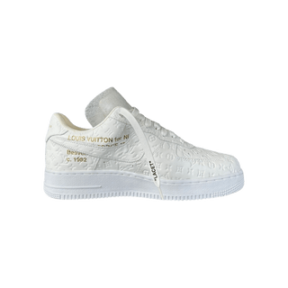 Louis Vuitton Nike White Monogram Low Top Air Force 1