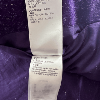 Louis Vuitton Purple Embossed Monogram Suede Workwear Jacket