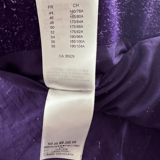 Louis Vuitton Purple Embossed Monogram Suede Workwear Jacket