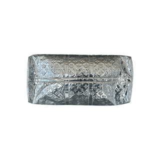 Louis Vuitton Silver Mirror Monogram Keepall 50