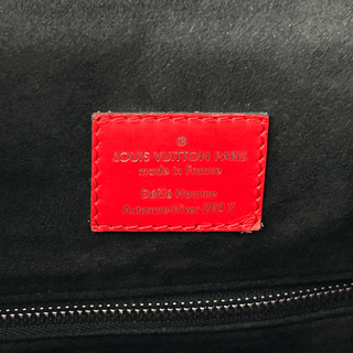 Louis Vuitton Supreme Red & White EPI Christopher Backpack