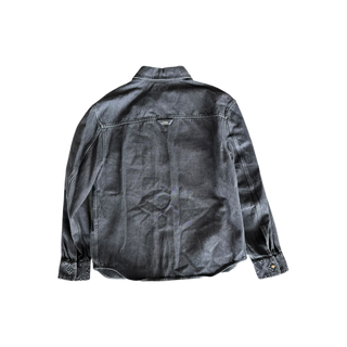 Louis Vuitton Washed Black Denim Monogram Overshirt