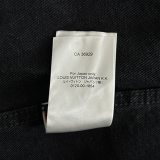 Louis Vuitton Washed Black Denim Monogram Overshirt