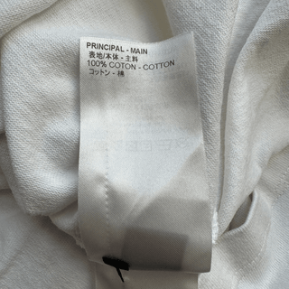 Louis Vuitton White Barcode Logo Tee