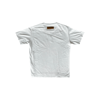 Louis Vuitton White & Black Pendant Logo T-Shirt