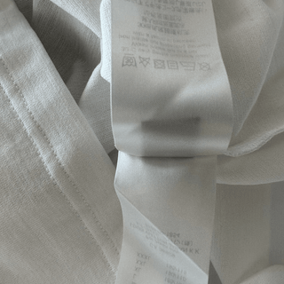 Louis Vuitton White & Blue LV Stitch Logo T-Shirt