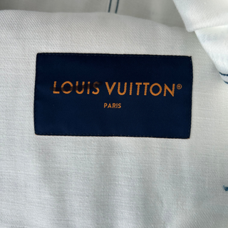 Louis Vuitton White & Blue Shibori Monogram Denim Jacket