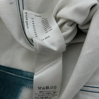 Louis Vuitton White & Blue Shibori Monogram Denim Jacket
