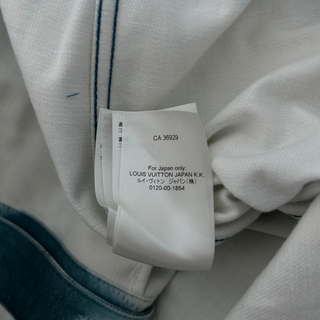 Louis Vuitton White & Blue Shibori Monogram Denim Jacket