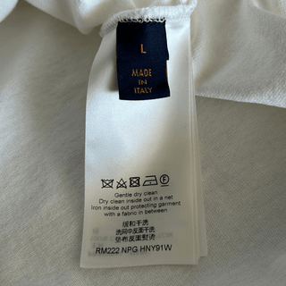 Louis Vuitton White Flower Tapestry T-Shirt