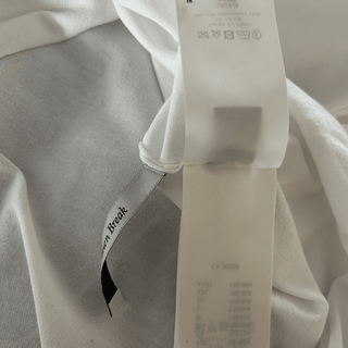 Louis Vuitton White & Green Vuitton Intarsia T-Shirt