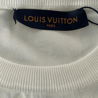 Louis Vuitton White Intarsia Graphic T-Shirt