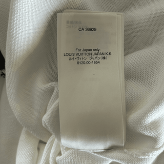 Louis Vuitton White Intarsia Graphic T-Shirt