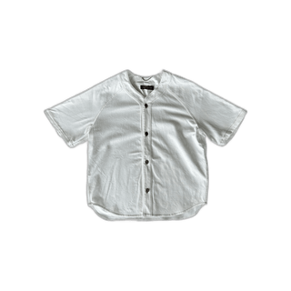 Louis Vuitton White Monogram Baseball Jersey