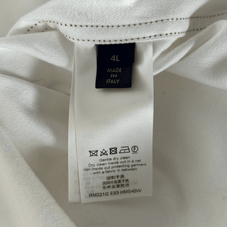 Louis Vuitton White Monogram Baseball Jersey