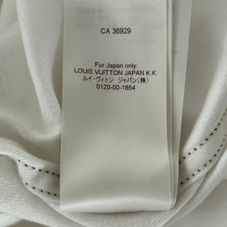 Louis Vuitton White Monogram Baseball Jersey