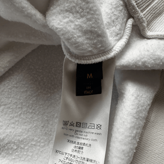 Louis Vuitton White Multicolor Flower Monogram Sweater