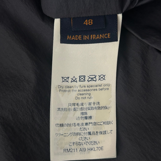 Louis Vuitton White & Multicolor Monogram Mink Jacket