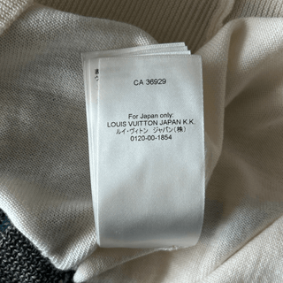 Louis Vuitton White & Multicolor Thistle Knit Sweater