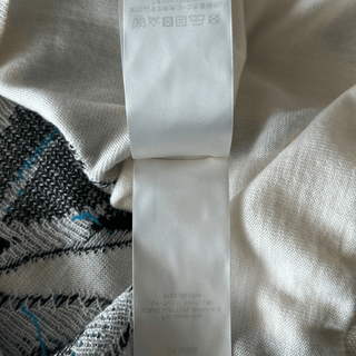 Louis Vuitton White & Multicolor Thistle Knit Sweater